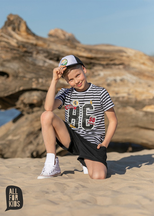 ALL FOR KIDS T-SHIRT STRIPES