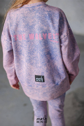 MashMnie Bluza Kangur Wolf Vintage Róż