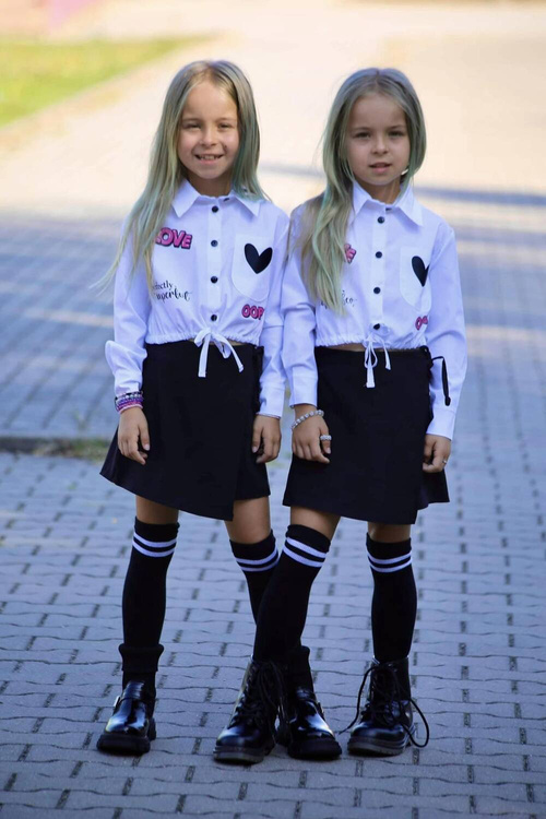 Das kleine T-Shirt-Kleidchen im Gitter