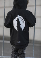 Hooded Sweatshirt WILD WOLF Black