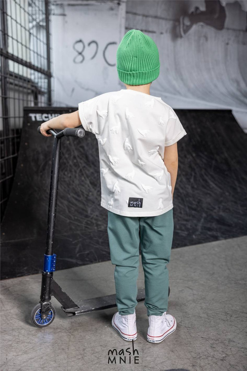 MashMnie T-shirt Puff Kremowy