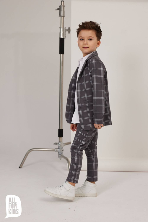 All For Kids Business-Hose Kariert