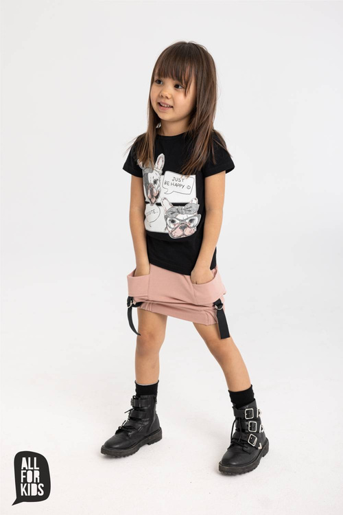 All For Kids T-shirt Girls Black