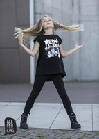 All For Kids Bluse Meow Schwarz