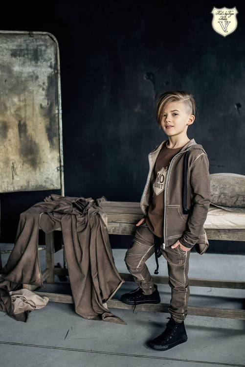 KIds By Voga Bluza Farba Brąz