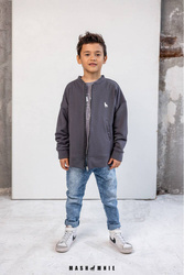 Bomberjacke Einzigartig Blau