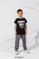 MashMnie Wild T-shirt Wolf Czarny