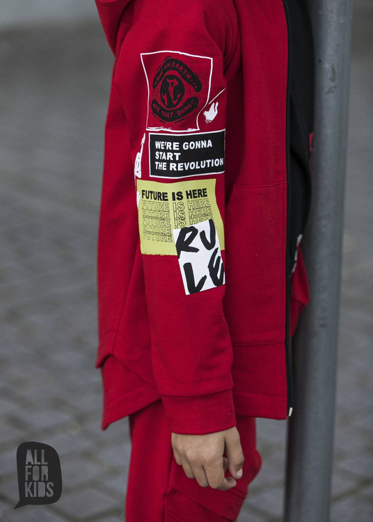 All For Kids Sweatshirt Rot