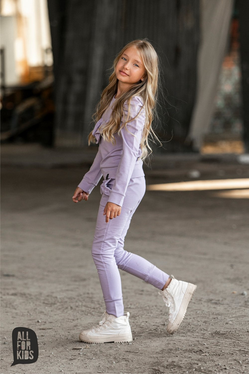 All For Kids Knitted Pants Purple