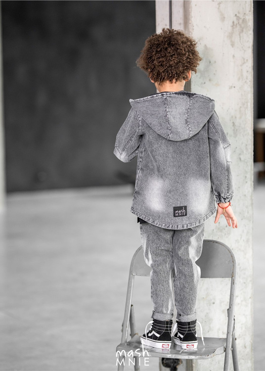 MashMnie Trousers Boyfriend Grey