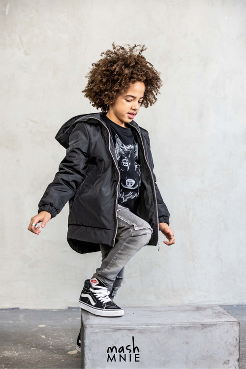 MashMnie Pinsel Langarm Bluse