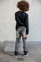 MashMnie Pinsel Langarm Bluse