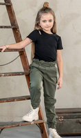 MashMnie Pants with Frill Khaki