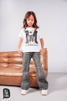 All For Kids Bluse Miau Weiß