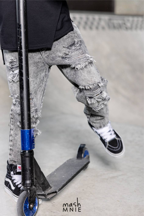 MashMnie Jeansy Boyfriend Grey
