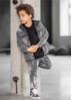 MashMnie Spodnie Boyfriend Grey