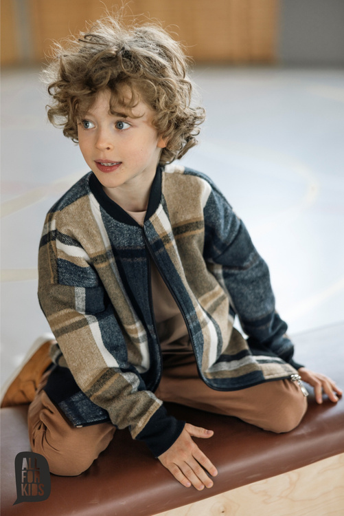 ALL FOR KIDS JACKET SPRING NAVY BLUE