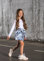 MashMnie Rock Jeans Acid Wash Blau
