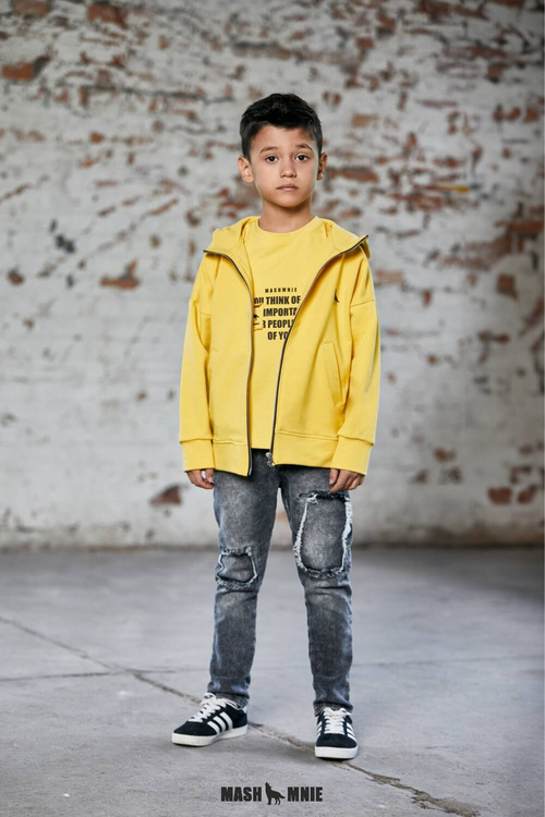 MashMnie Spodnie Jeans Szare