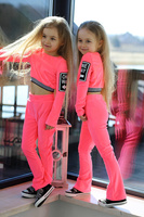 Qba Welurowy Crop Róż