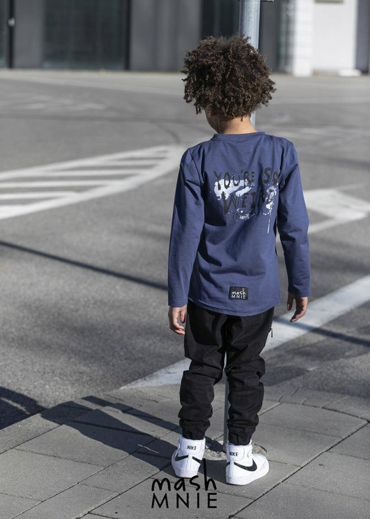 MashMnie Wolf-Langarm-Sweatshirt