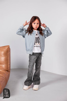 All For Kids Bluse Miau Weiß