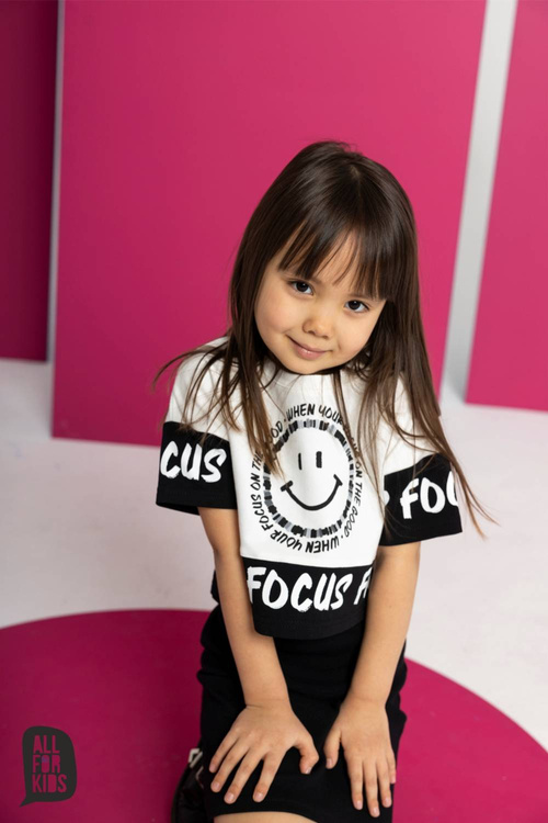 All For Kids T-shirt Mädchen Schwarz
