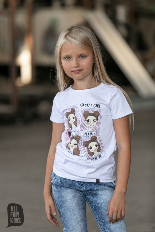 All For Kids T-shirt Girls Biel