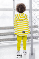 MashMnie Parka Paski Limonka