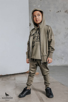 Hooded Sweatshirt WILD WOLF Black