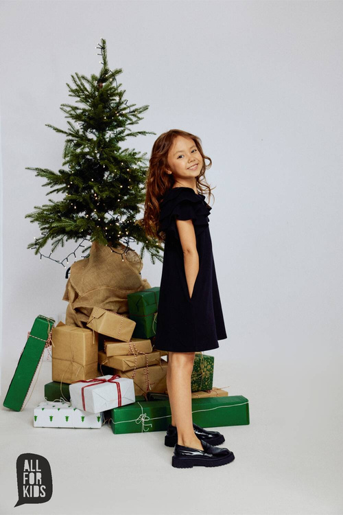 All For Kids Kleid mit Rüschen