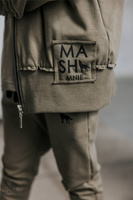 Hooded Sweatshirt WILD WOLF Black