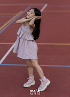 Rüschenkleid Rosa