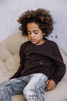 MashMnie Bluzka Longsleeve Brąz