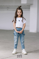 MashMnie Spodnie Ogrodniczki Blue