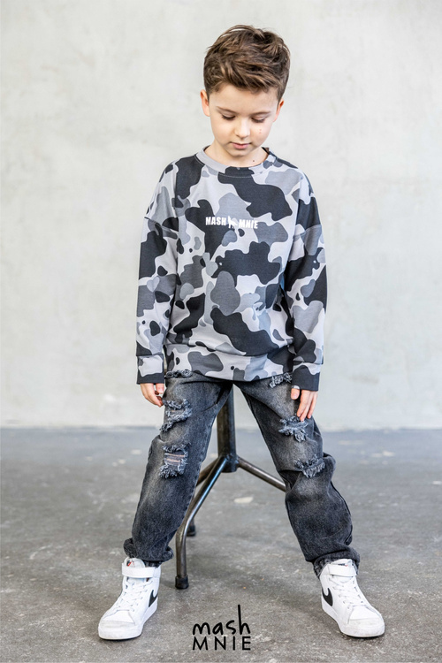 MashMnie Jeansy Boyfriend Grey