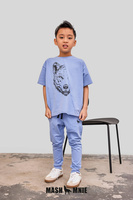 MashMnie T-shirt Wolf Niebieski