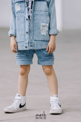 MashMnie Szorty Jeansowe Niebieskie