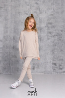 MashMnie Bluza Reglan Puff Beż