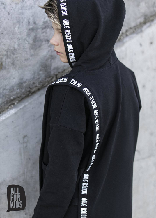 All For Kids Sweatshirt Schwarz Lampasse        