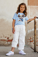 Jeanshose mit Pailletten