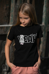 All For Kids T-shirt Teddy Czerń