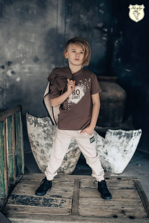 KIds By Voga Bluza Farba Brąz