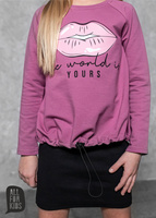 2-in-1-Kleid mit Sweatshirt