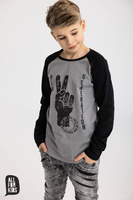 All For Kids Bluse Lang Schwarz