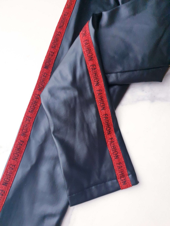 Kizz Getry Eko Skórka z Czerwonym Lampasem