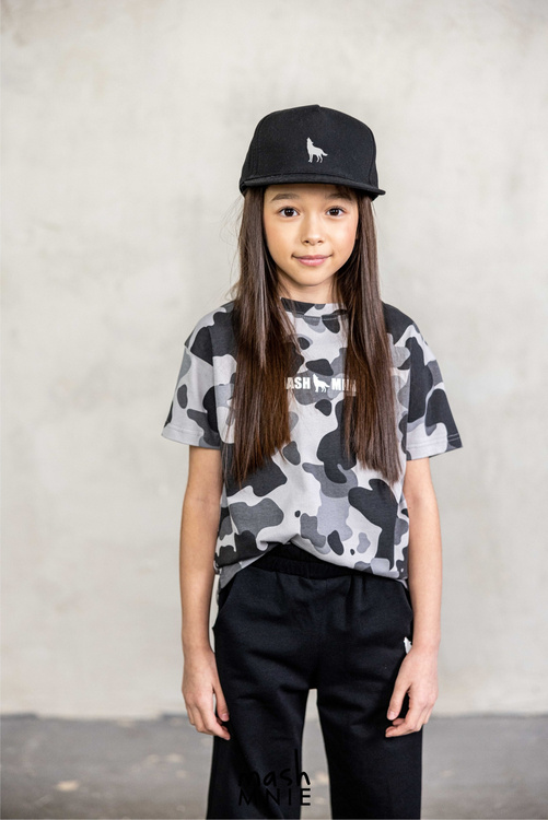 MashMnie Czapka z Daszkiem Czarna