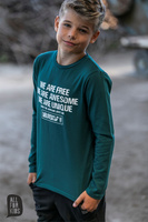 All For Kids Bluse Lang Grün