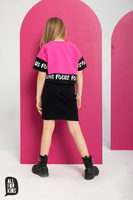All For Kids T-shirt Focus Czarno-Różowy