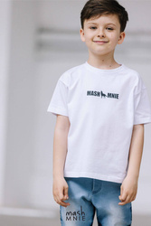 MashMnie T-shirt Wolf Biały